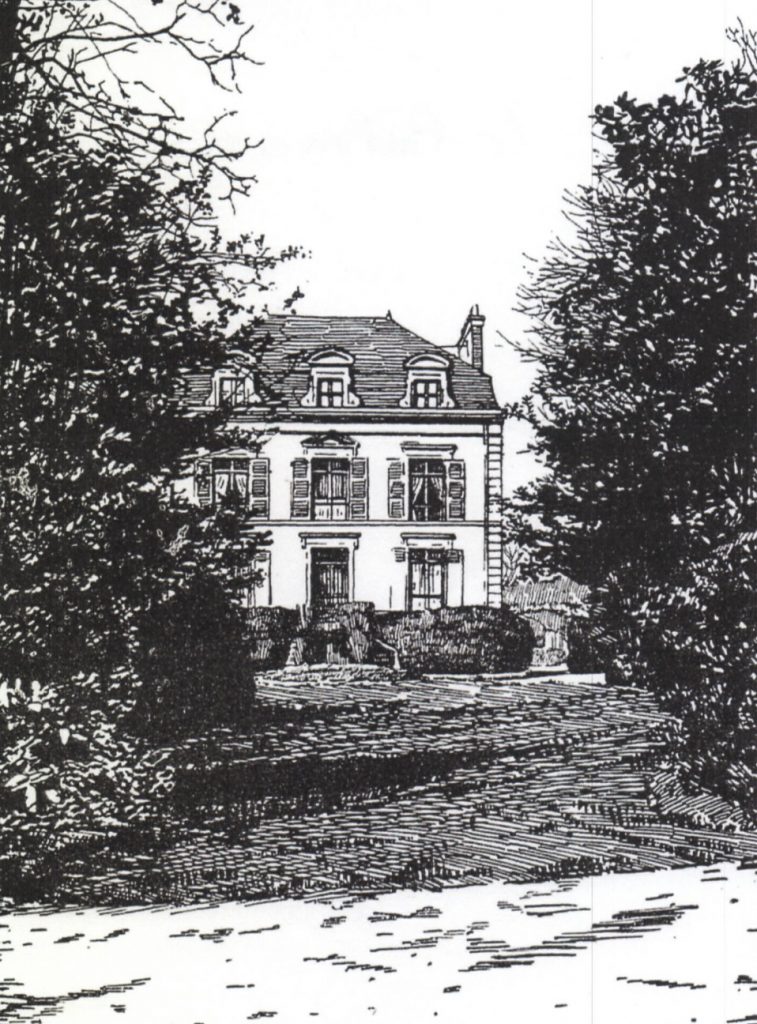 Domaine de la Belvaudière vue de devant